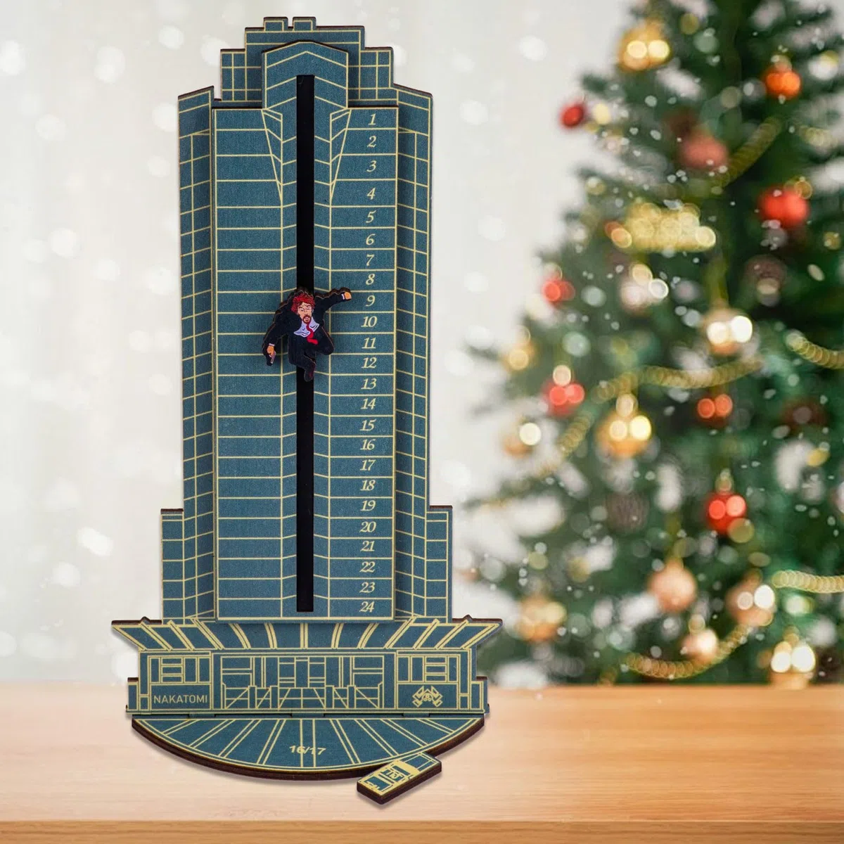 Calendario de Adviento duro de Navidad, calendarios de cuenta regresiva de Navidad, calendario de Adviento interactivo de GWAWG para decoraciones de mesa, recuerdos de fiesta, premios de aula, regalo