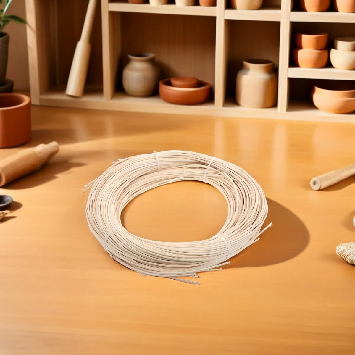 SUPVOX Kit de Reparación de Ratán Natural Tira de Caña y Tejido de Punto de 250 G Adecuado para Restauración y Reparación para Muebles y Cestas en Sala y Jardín
