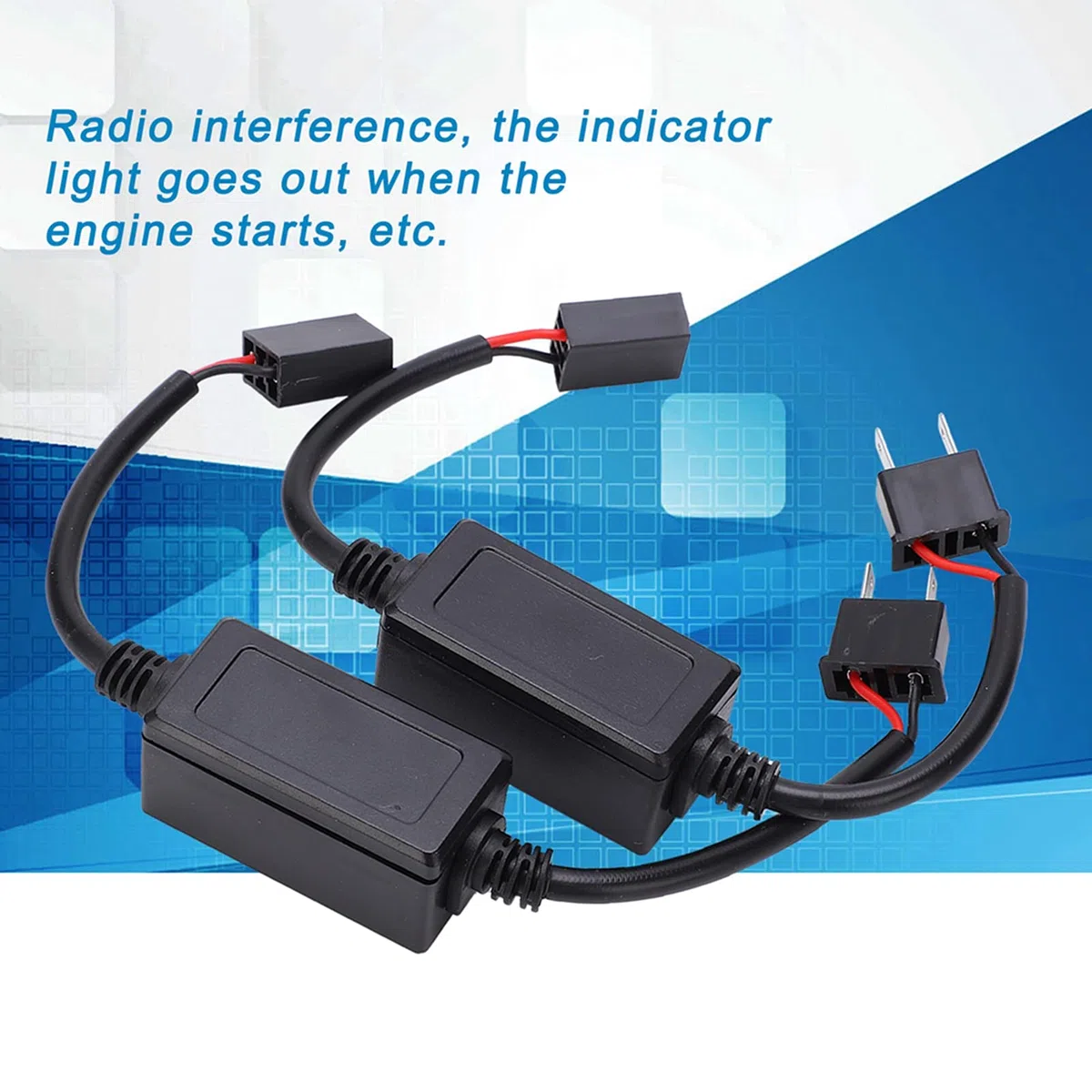 Cancelador de Fallas de Luz LED, Cancelador de Fallas de Decodificador LED Antiparpadeo para H7 DC para Decodificador de Bus Canbus