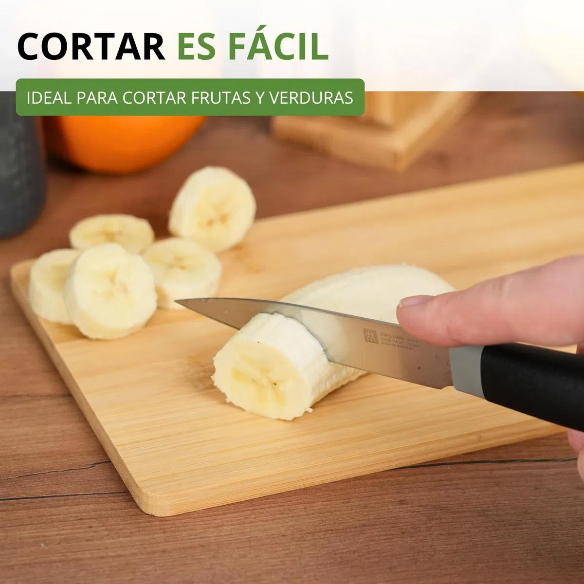 Westmark Tablas de desayuno – 6 tablas de pan incl. soporte, tablas para el desayuno y la cena, también ideales como tablas de cortar o platos para servir – bambú, 7 uds.