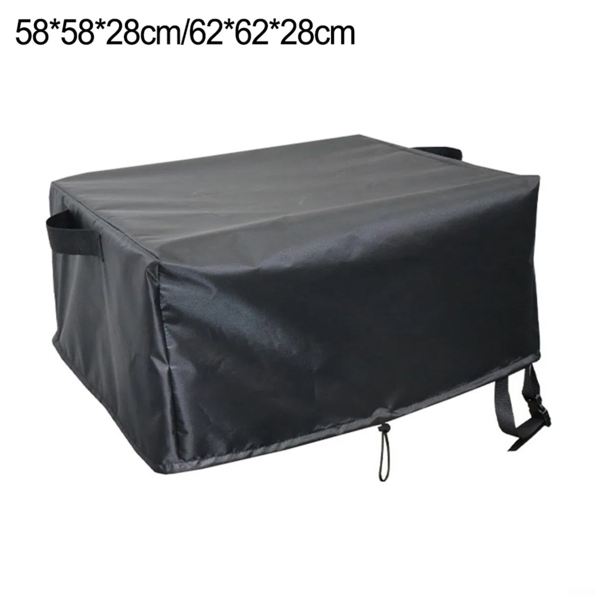 Cubierta para horno 420D, cubierta para horno de pizza, resistente al agua y al polvo, funda para horno de pizza, apta para horno Cozze 90347 (58 x 58 x 28 cm)