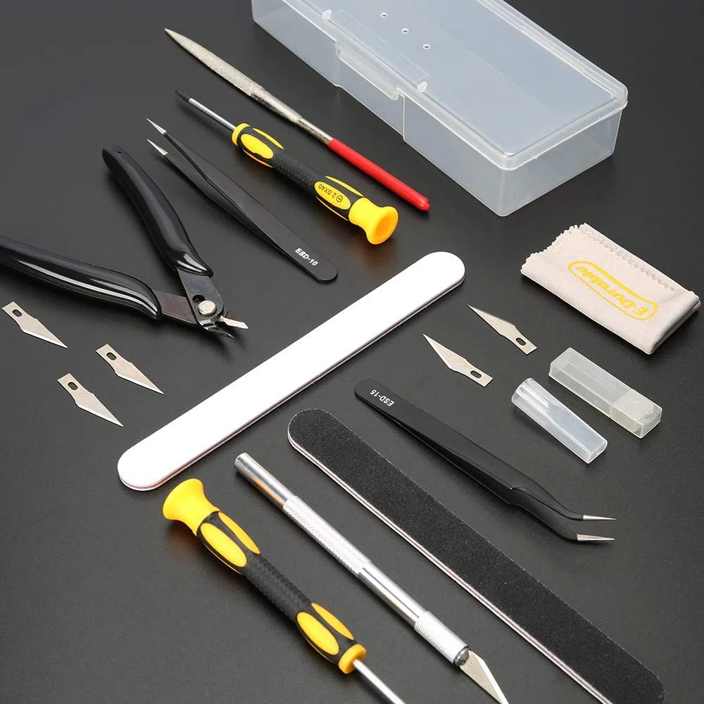 16pcs Kit de Herramientas Modelo Gundam de fabricación construcción de Pasatiempos Profesionales (16 en 1)