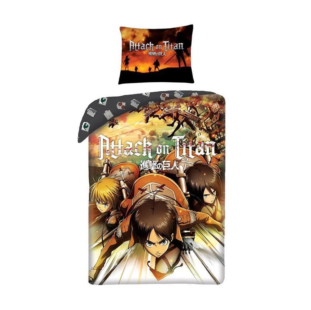 Juego de funda de edredón individual con funda de almohada europea de 70 x 90 cm, 100% algodón para niños