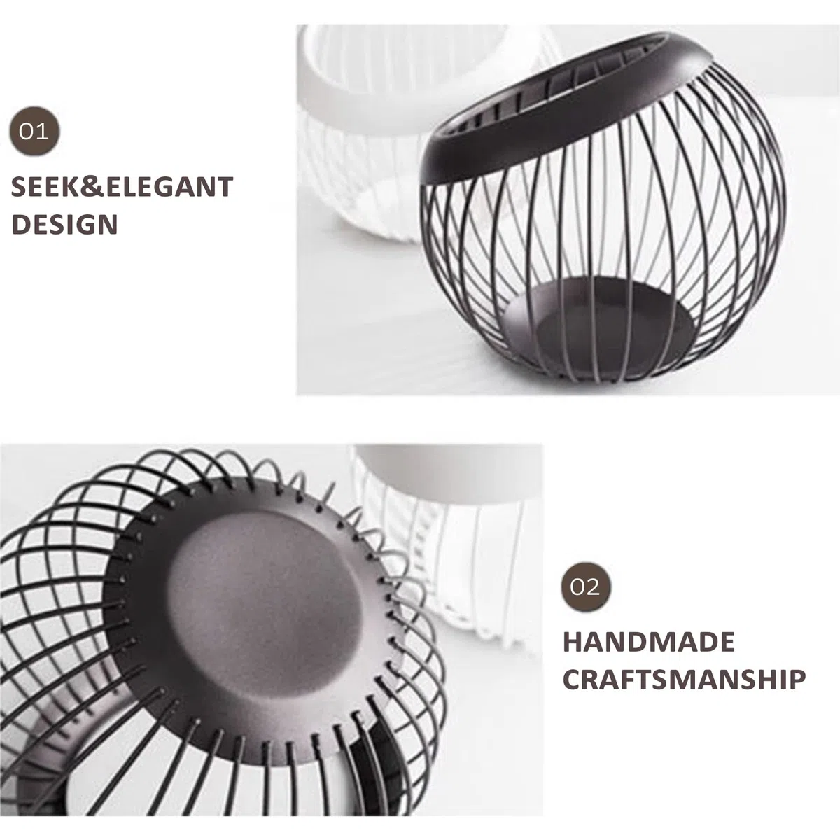 Cuenco para cápsulas de café, cesta de almacenamiento de cápsulas de café, soporte de metal de gran capacidad, organizador de cápsulas de café espresso para mostrador de barra de café