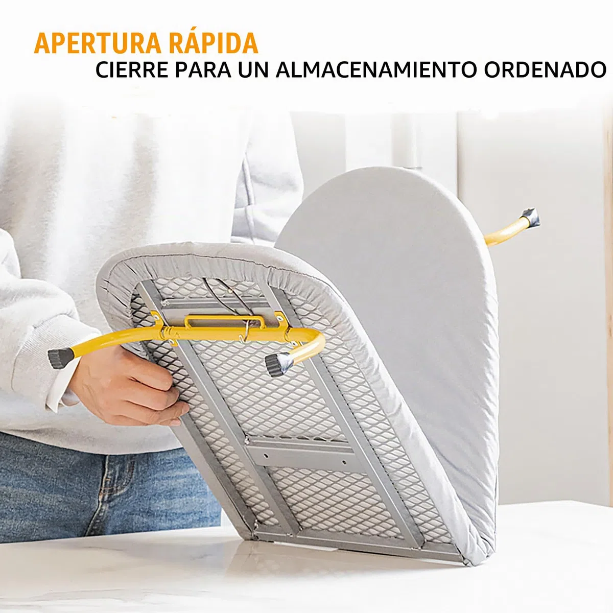 NEWFUN Tabla de Planchar Plegable,Patas de Mesa Plegables para Ahorrar Espacio (Gray)