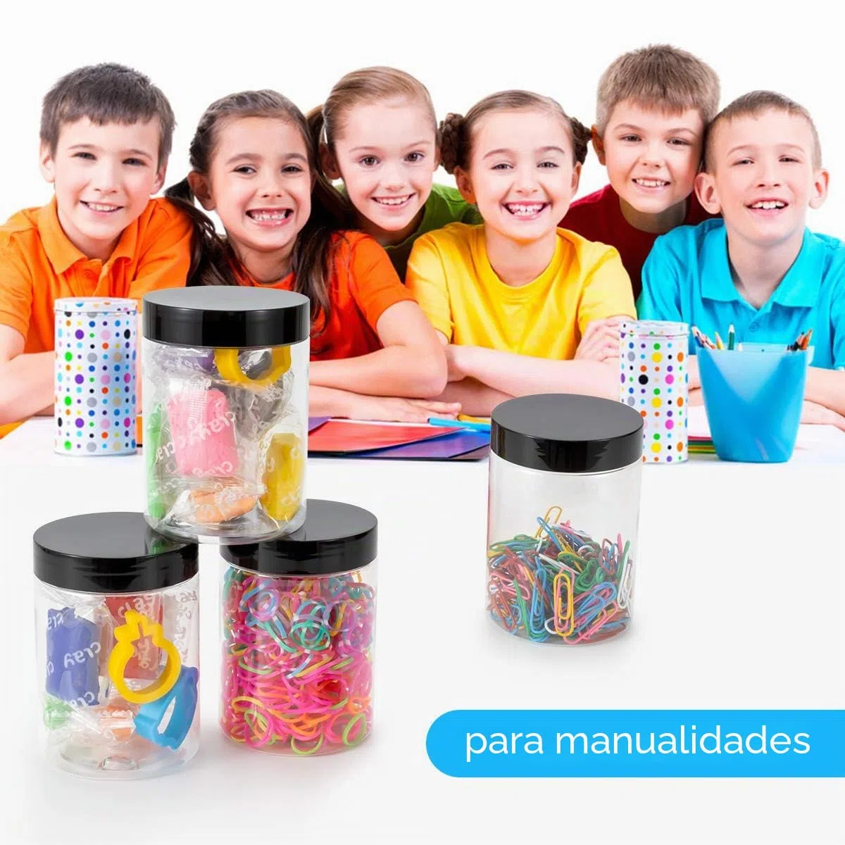 250ml Transparente Botes Cocina, 14 Piezas Bote de Plástico Transparente, Frascos de Plástico con Tapa para Cremas Corporales, Lociones, Slime, Cuentas, Joyas, Comida Seca