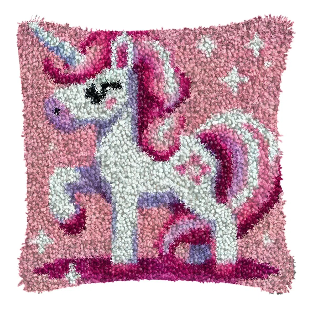YOOTOM Kit de almohada de gancho de cerradura,Christmas Latch Hook Pillowcase Kits 43x43cm