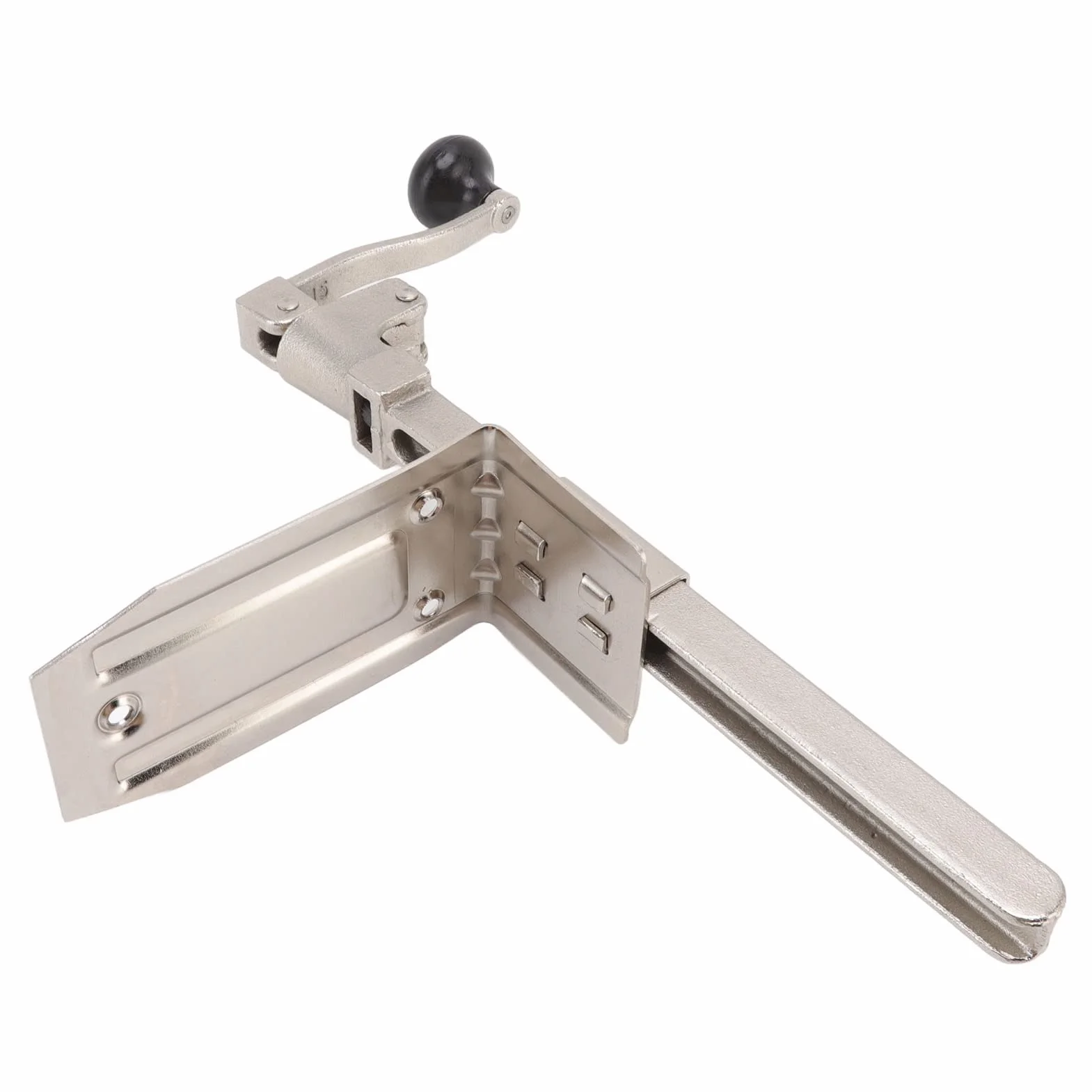 AUNMAS Abridor de Latas de Sobremesa, Abrelatas Manual Resistente con Base de Tornillo para Catering Comercial, Abridor de Latas de Manivela