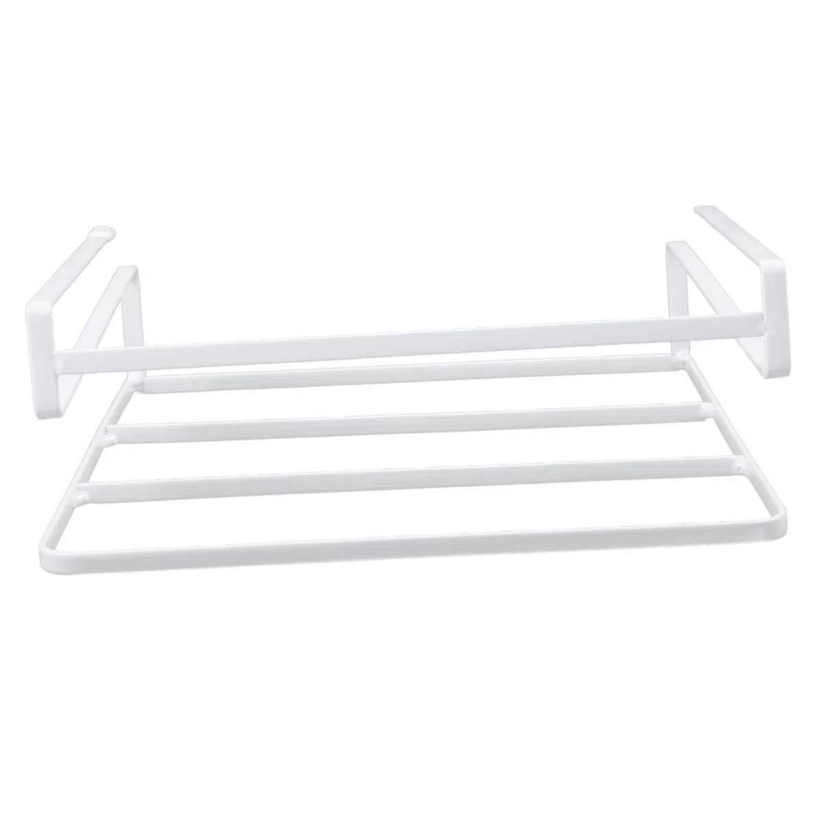 Estante Debajo del Escritorio para Portátil, Soporte de Hierro Colgante Multifunción, Organizador de Mesa para Dormitorio y Oficina