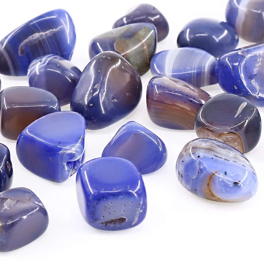 Swpeet ágata Marina calcedonia Piedras virutas aplastadas Cristal Natural Cuarzo Piezas