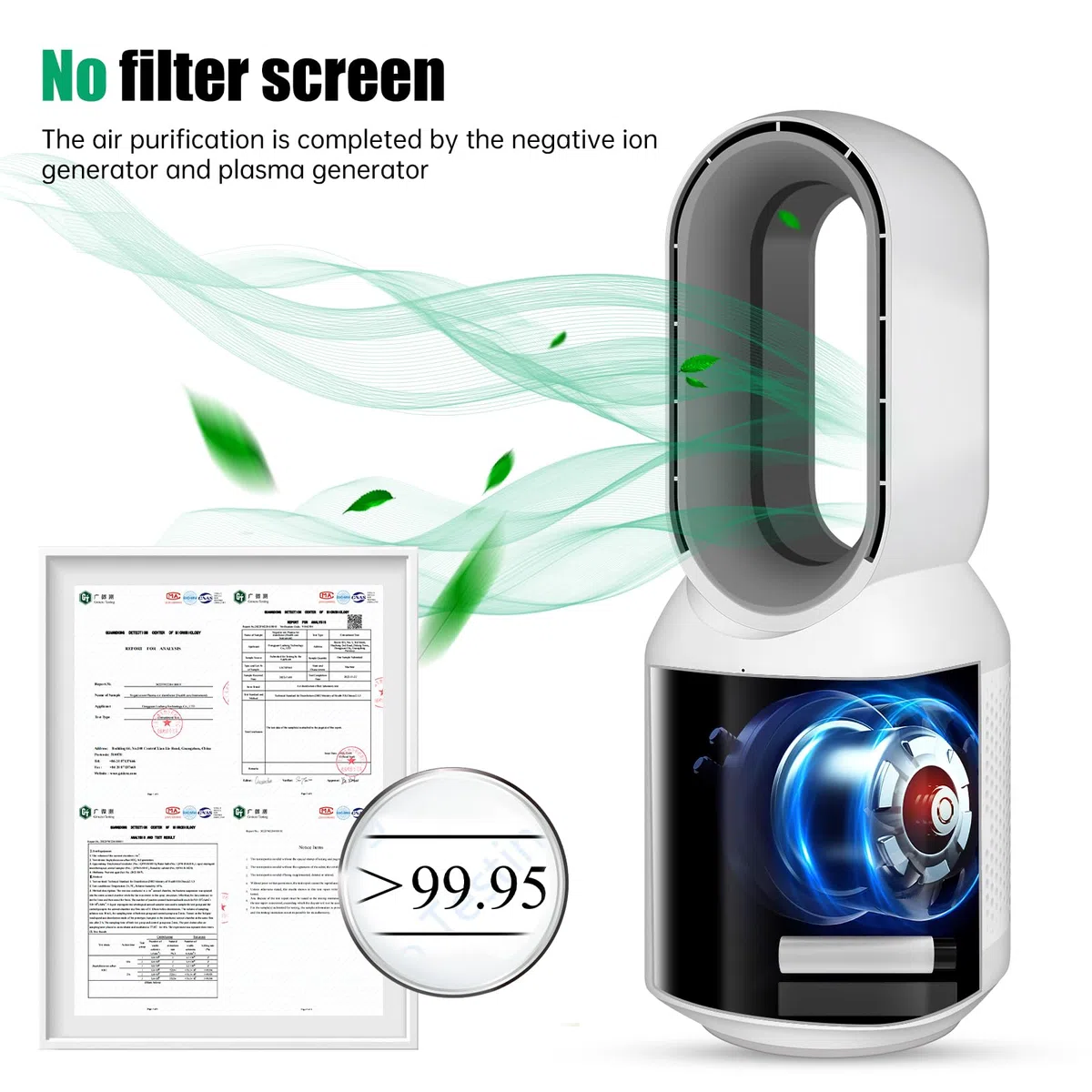Máquina purificadora de aire de anión F8-AR, sin consumibles, elimina humo, polen, olor, adecuada para sala de estar, oficina, automoción, viajes, sala de mascotas,