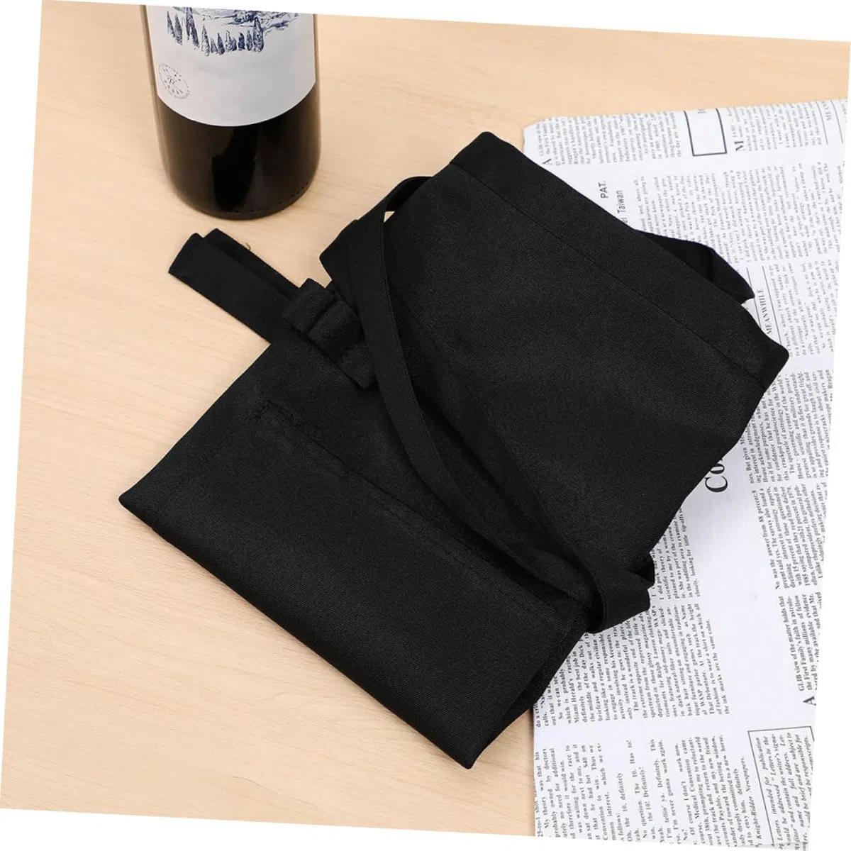 Cabilock 5piezas Delantal de Servicio con Bolsillos para Teterías y Cafeterías Unidades Delantal Corto para Hombre y Mujer