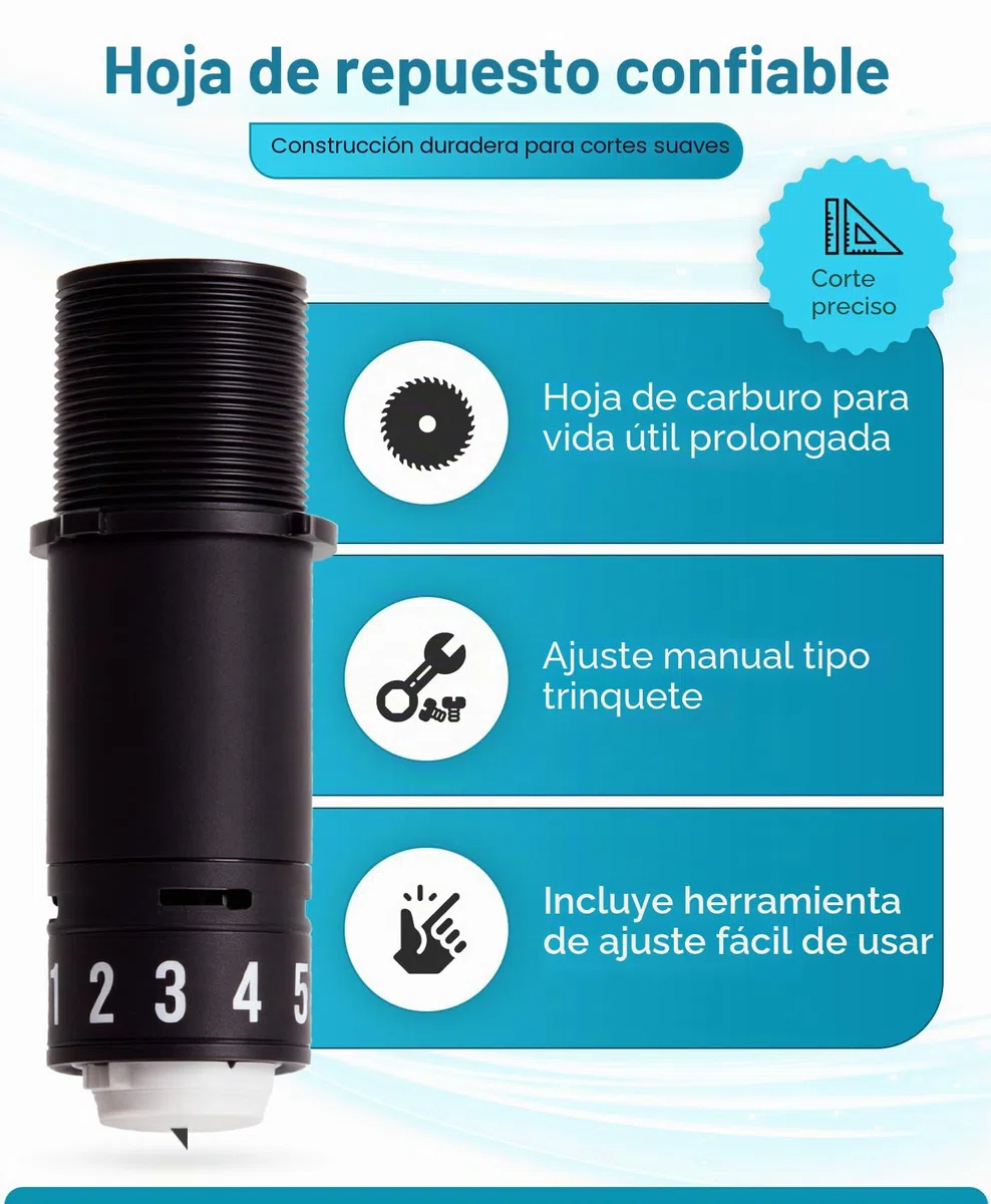 Silhouette - Cuchilla de Repuesto, Color Negro