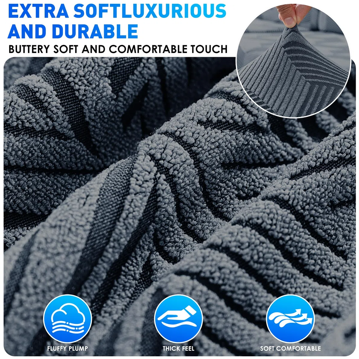 Fundas Sillas De Comedor Pack 6, Fundas Sillas Elástico Universal con Respaldo, Ajustables, Modernas, Duradera, Extraíbles, Lavables, Suave Y Confortable, para Hogar, Gris Oscuro