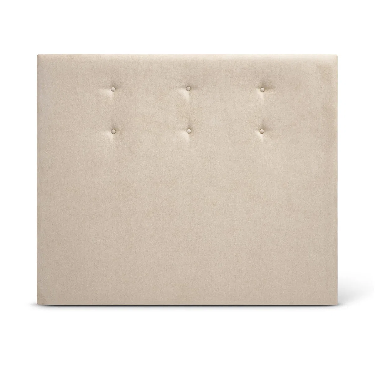 SUENOSZZZ-ESPECIALISTAS DEL DESCANSO Cabecero de Cama Bruselas tapizado en Tela para Camas de 80 (90 x 120 cm) Tela Beige