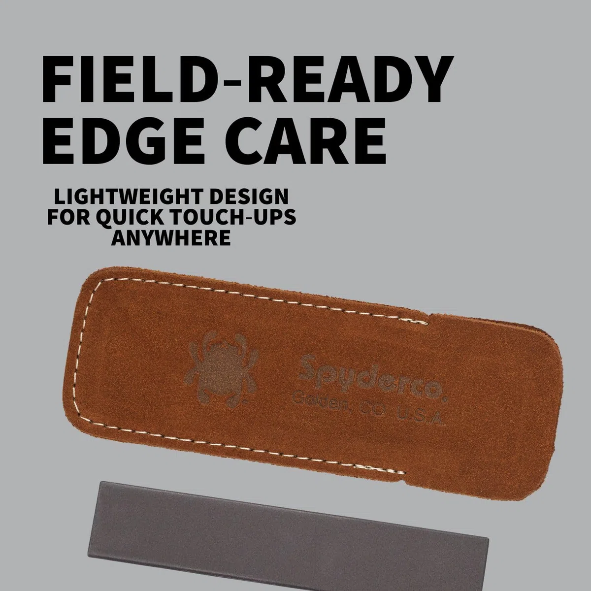Spyderco Spy-303m Afilador, Unisex, Blanco, 1" x 5" x 1/8"