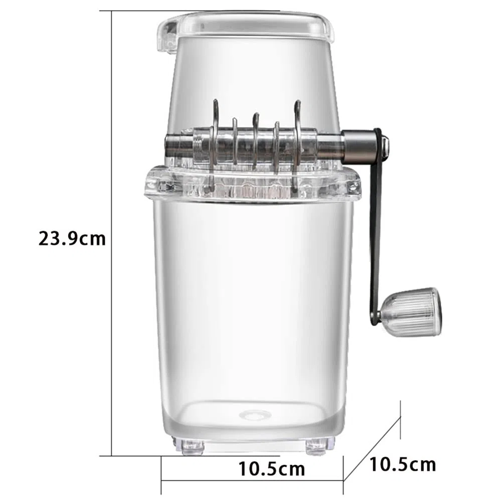 Ice Crusher Manuelle Ice Crusher Machine1.25L EismüHle Ice-Cube Drinks Chopper,Haushaltsbedarf,Sommerbedarf