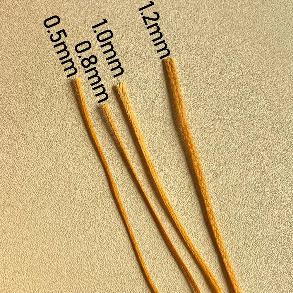 Hilo encerado plano para cuerda de coser de cuero, cordón de poliéster, costura, encuadernación, manualidades, tejido (1 mm 210D, verde oliva)
