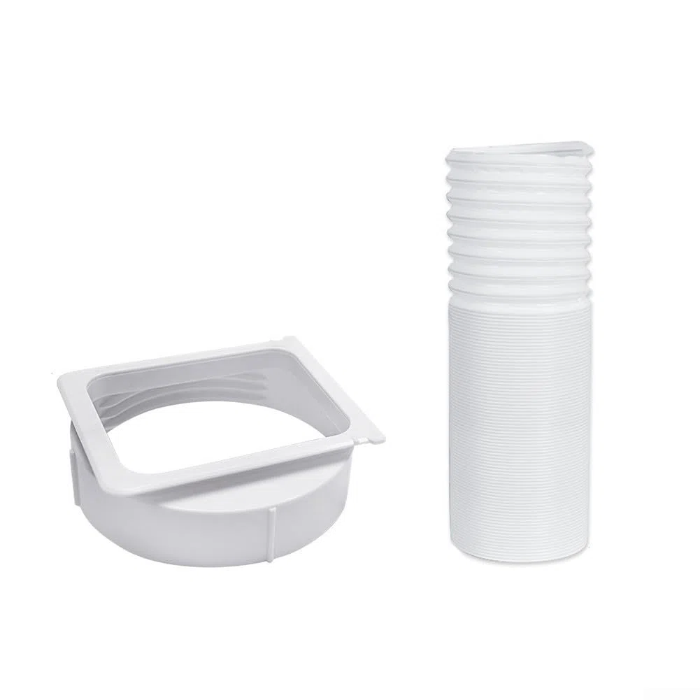 Portátil, tubo de escape acondicionador, manguera para Midea, kit de conector de CA de 150 mm, extensible resistente al calor, conducto de refrigeración PP, reemplazo, accesorios móviles de