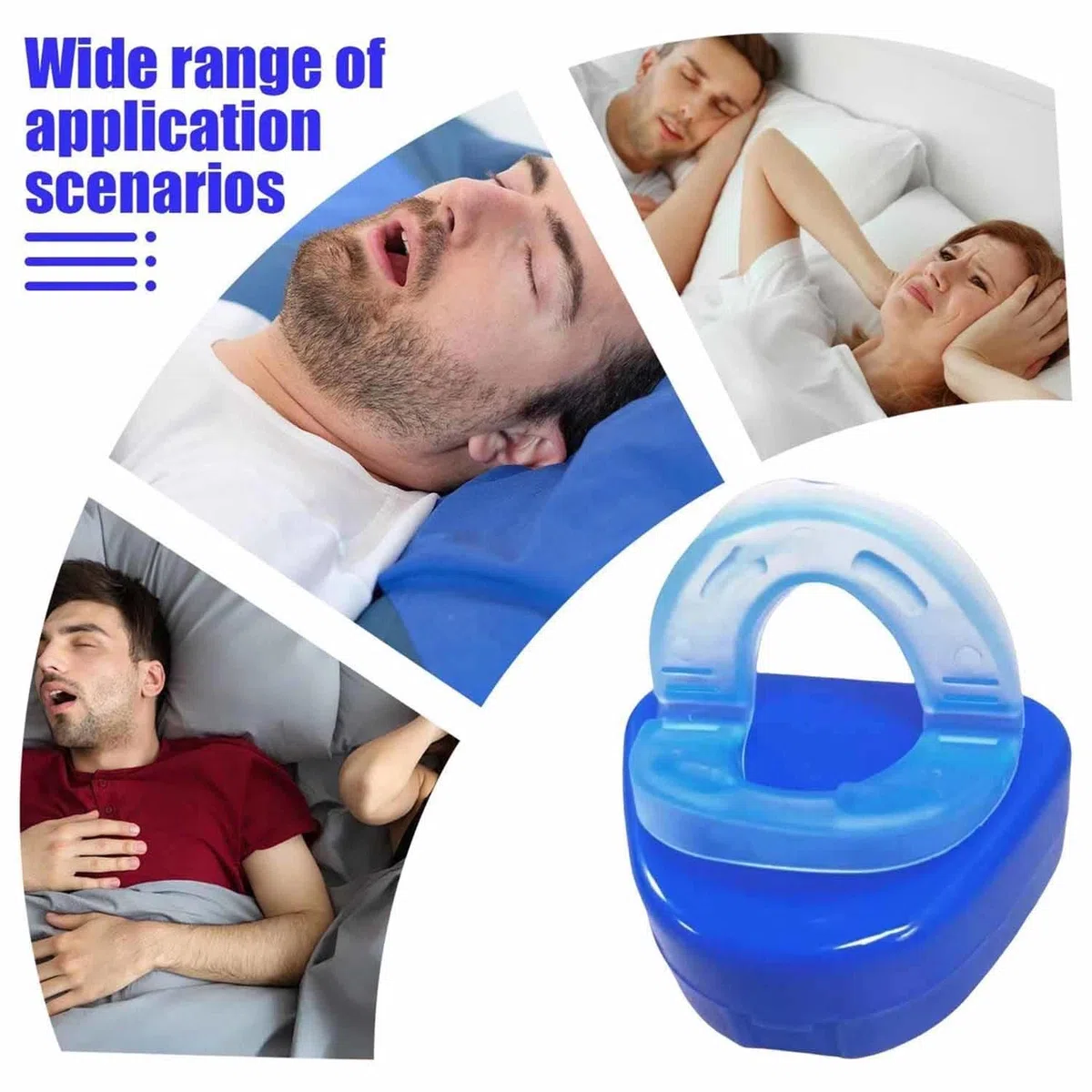 YUNFAN Anti Snoring Mouthpiece - Universal Size,Anti Snoring Devices for Sleep,Food Grade Material Snore Mouth Guard,Instantly Quiet Antisnoring Device Mouthpiece,Make The Night Quiet(2)