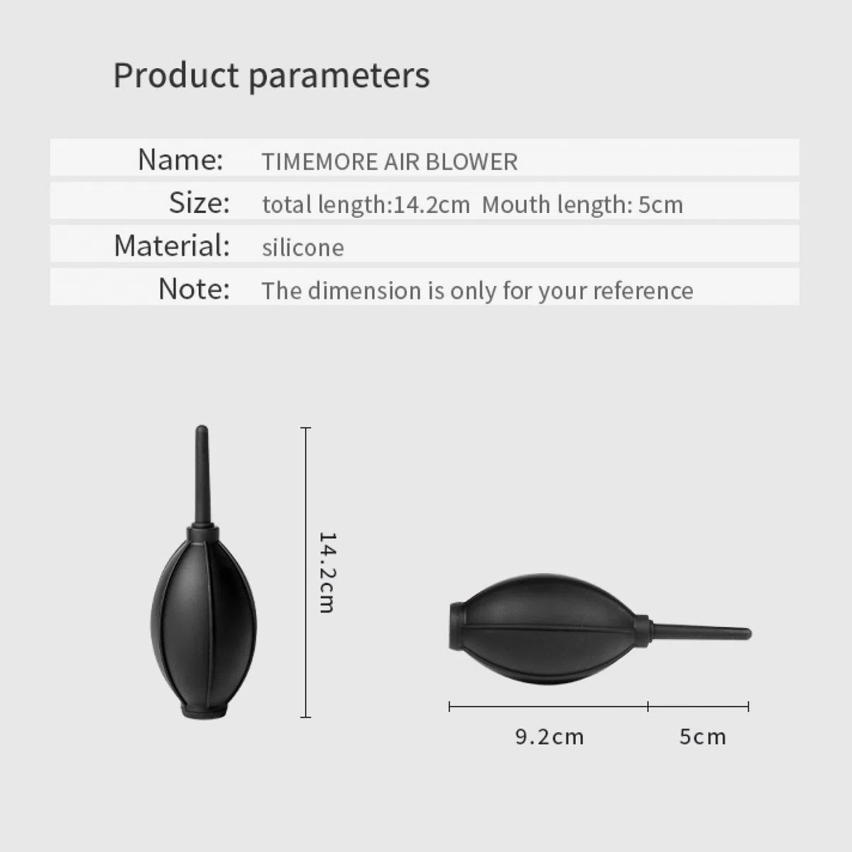 Timemore Soplador de aire profesional para limpieza de café