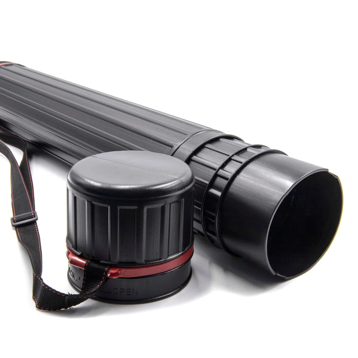 vhbw portaplanos, tubo 78-130cm, diámetro: 13cm para pósteres, carteles, mapas, flechas, accesorios, etc.