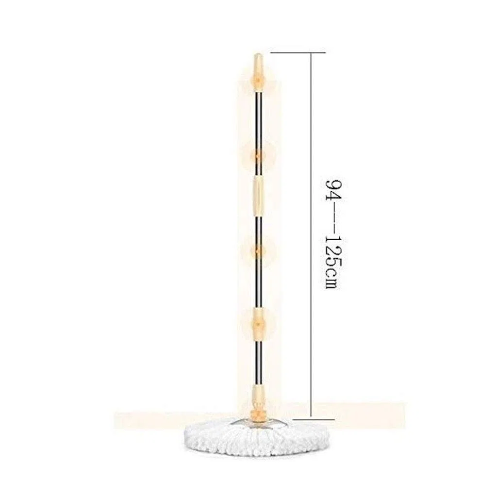 Mopa rotatoria， Juego de cubos for trapeador giratorio for limpieza de pisos de cocina en casa, uso en seco y húmedo en madera dura
