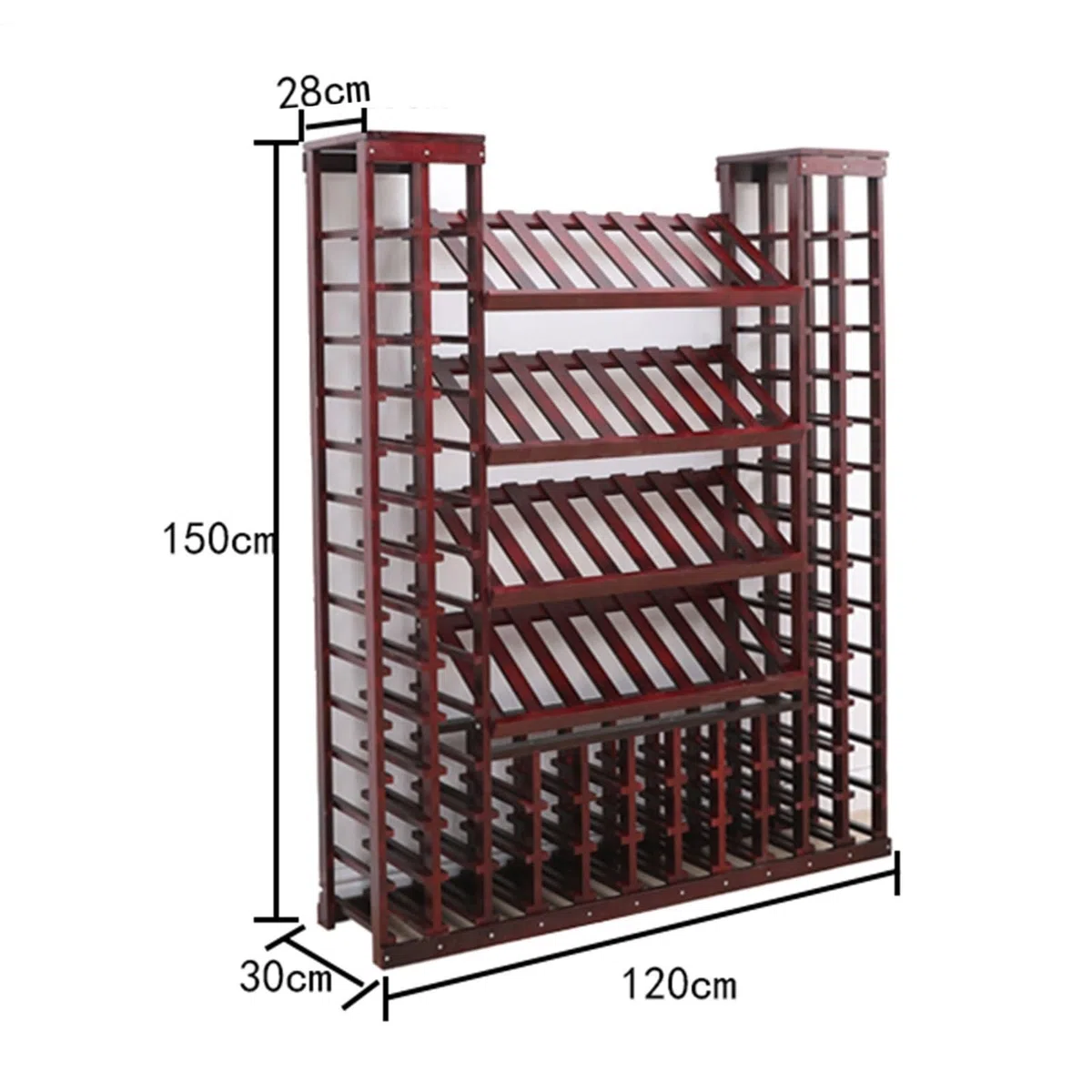 Botellero Enfriador de vino de pie: estante para botellas de vino estante para botellas de vino/gabinete para vino estante para exhibición de vino para bar/sala de estar/taberna estante decorativo