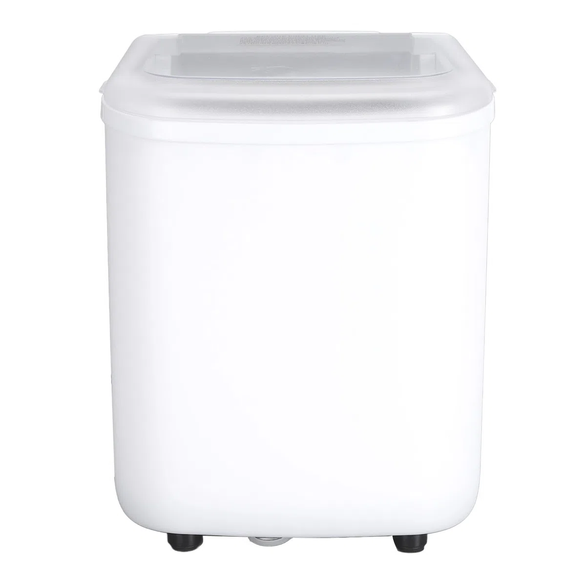 Fabricante de Hielo, Máquina de Hacer Hielo Operación Simple Ventana Transparente Autoinformación Portátil Eficiente para el Hogar para Restaurante (EU enchufe 220V)