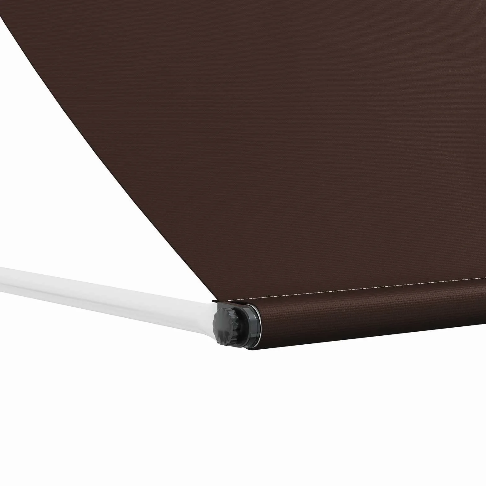 Toldo Marrón 400 x 150 cm | Altura y ángulo ajustables, poliéster 180 g/m2 con revestimiento de PU, marco de acero, impermeable
