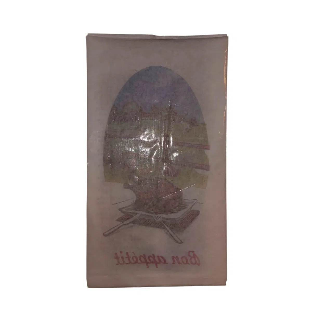 Vertdurée – Lote de 500 bolsas de pollo grasas, resistentes de papel blanco, 18+7,5 × 32 cm, uso profesional, asador, catering y venta para llevar