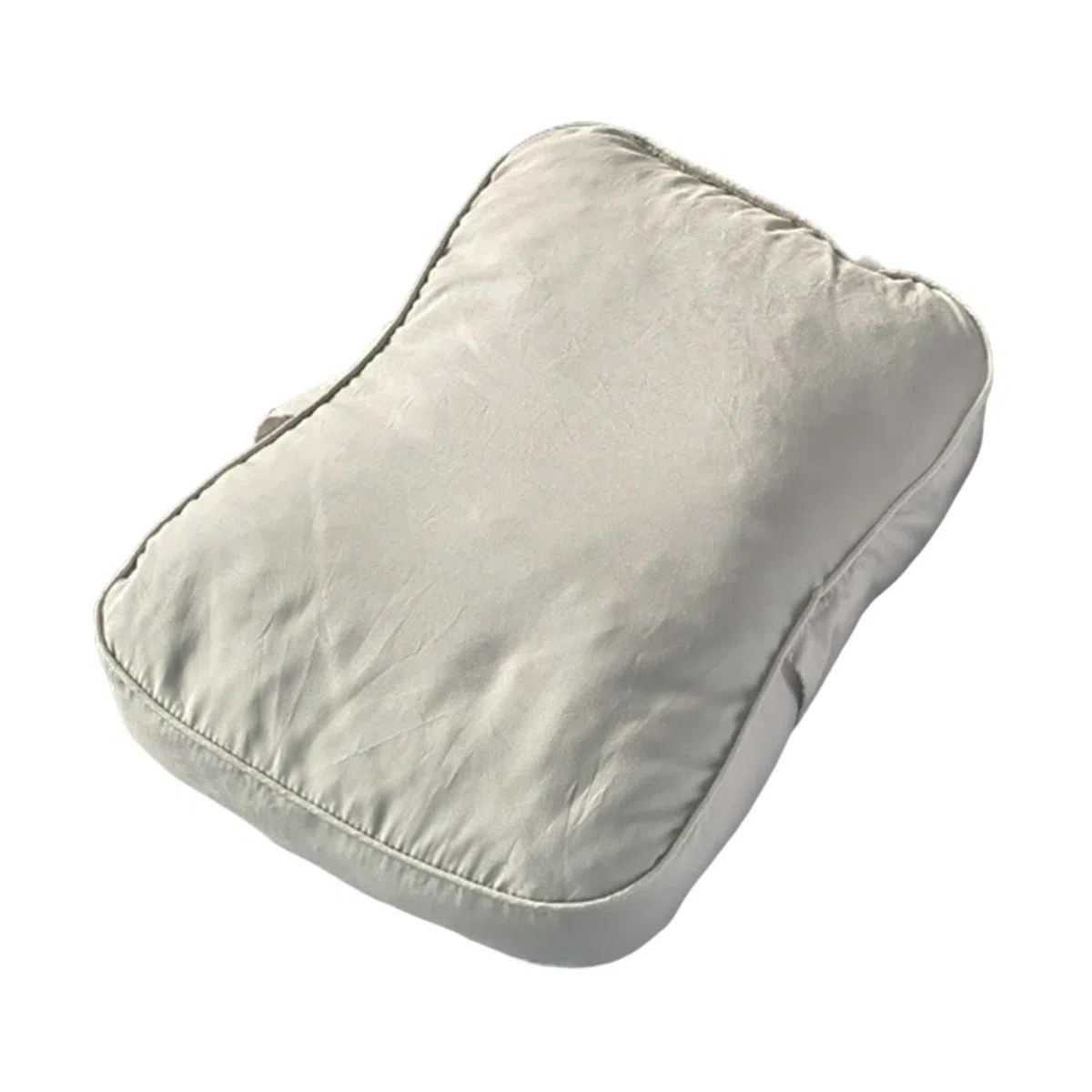 Milageto Almohada para debajo de las rodillas, cojín de apoyo para las piernas, almohadilla versátil para dormir, cojín para las rodillas para, Gris