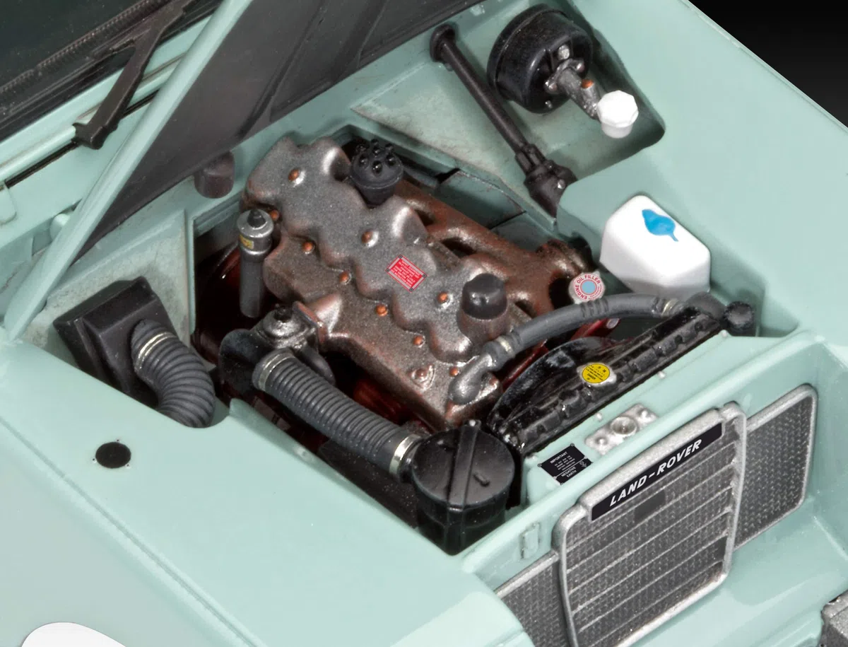 Revell GmbH Revell 07047 7047 - Kit de Modelos de plástico para Land Rover Serie III, Multicolor, 1/24
