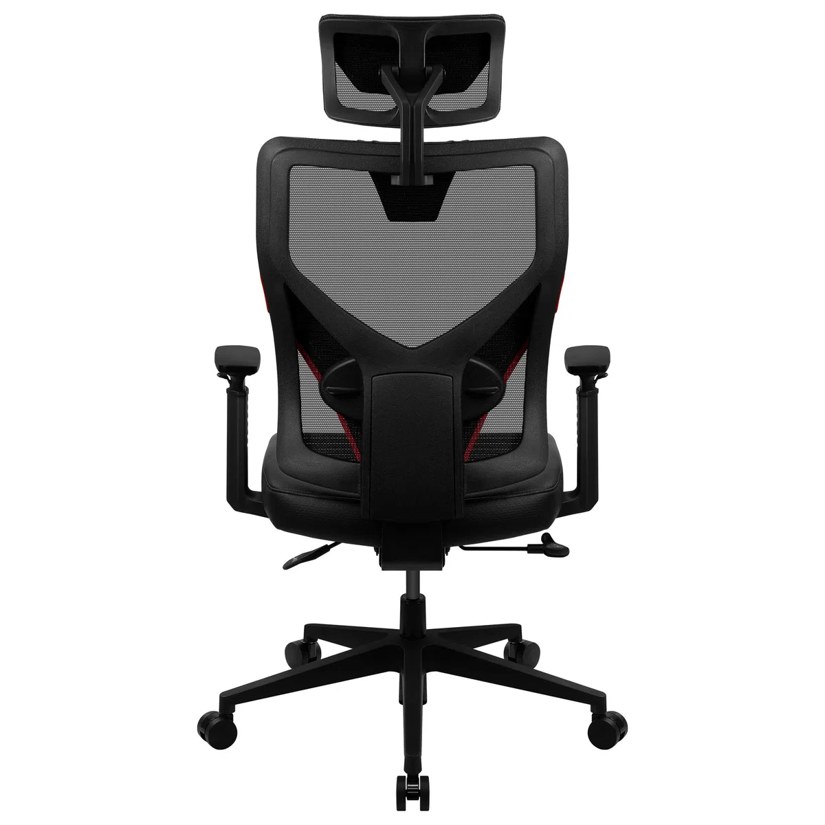 ThunderX3 YAMA1, Silla Gaming Ergonómica Roja, Ultraconfortable, Soporte Lumbar