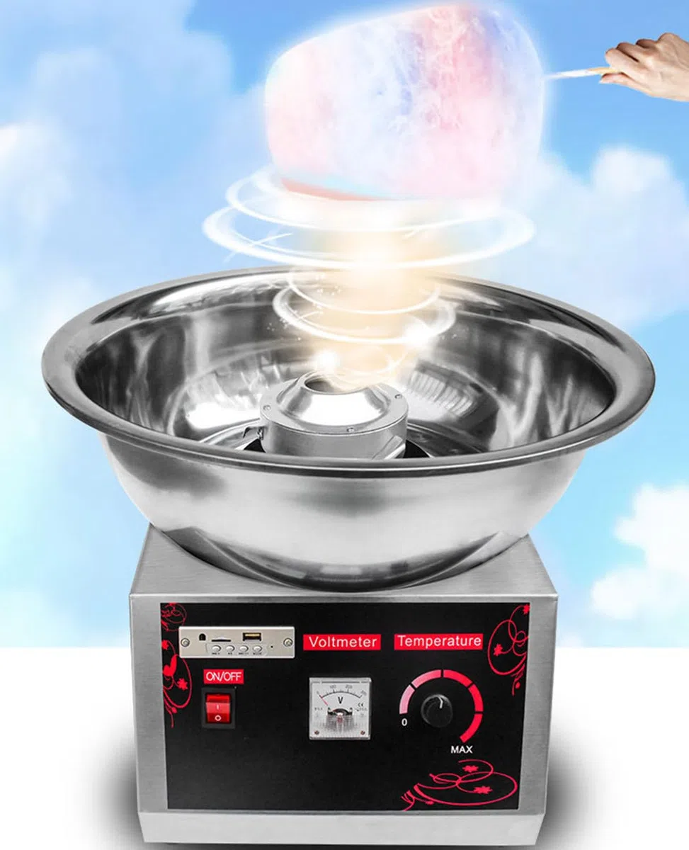 Máquina de algodón de azúcar Fabricante Comercial de algodón de azúcar Fabricante de Dulces eléctrico Profesional para niños Cumpleaños Fiesta Familiar Navidad Día del niño y Boda