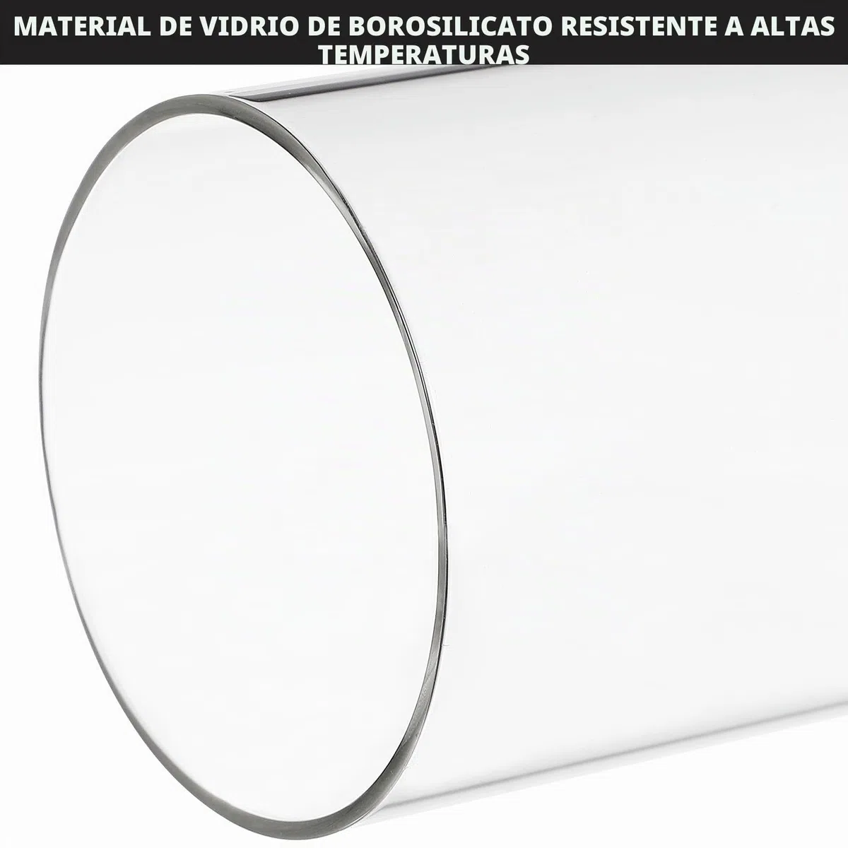 HOMSFOU 3 Portavelas de Vidrio Cilíndrico Transparente, A Prueba de Viento, para Decoración Mesa, Boda y Hogar