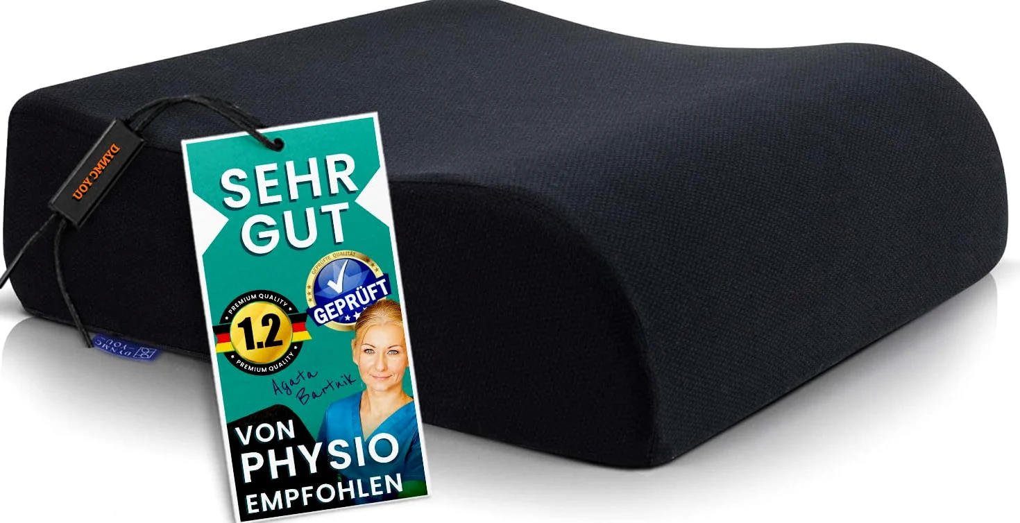DYNMC you Cómodo Cojin Elevador Asiento Adulto - Funda Oeko-Tex - Cojin Coche Conductor Estable de 13cm de Grosor - Asiento de Espuma para Coche, Oficina, Silla Ruedas, Ayuda para levantarse Negro