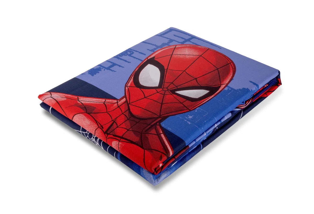 Spiderman - Colcha para Cama Individual Disney, Colcha primaveral no Acolchada, Colcha Individual para niño, 170 x 270 cm, 100% algodón, Disney, Marvel
