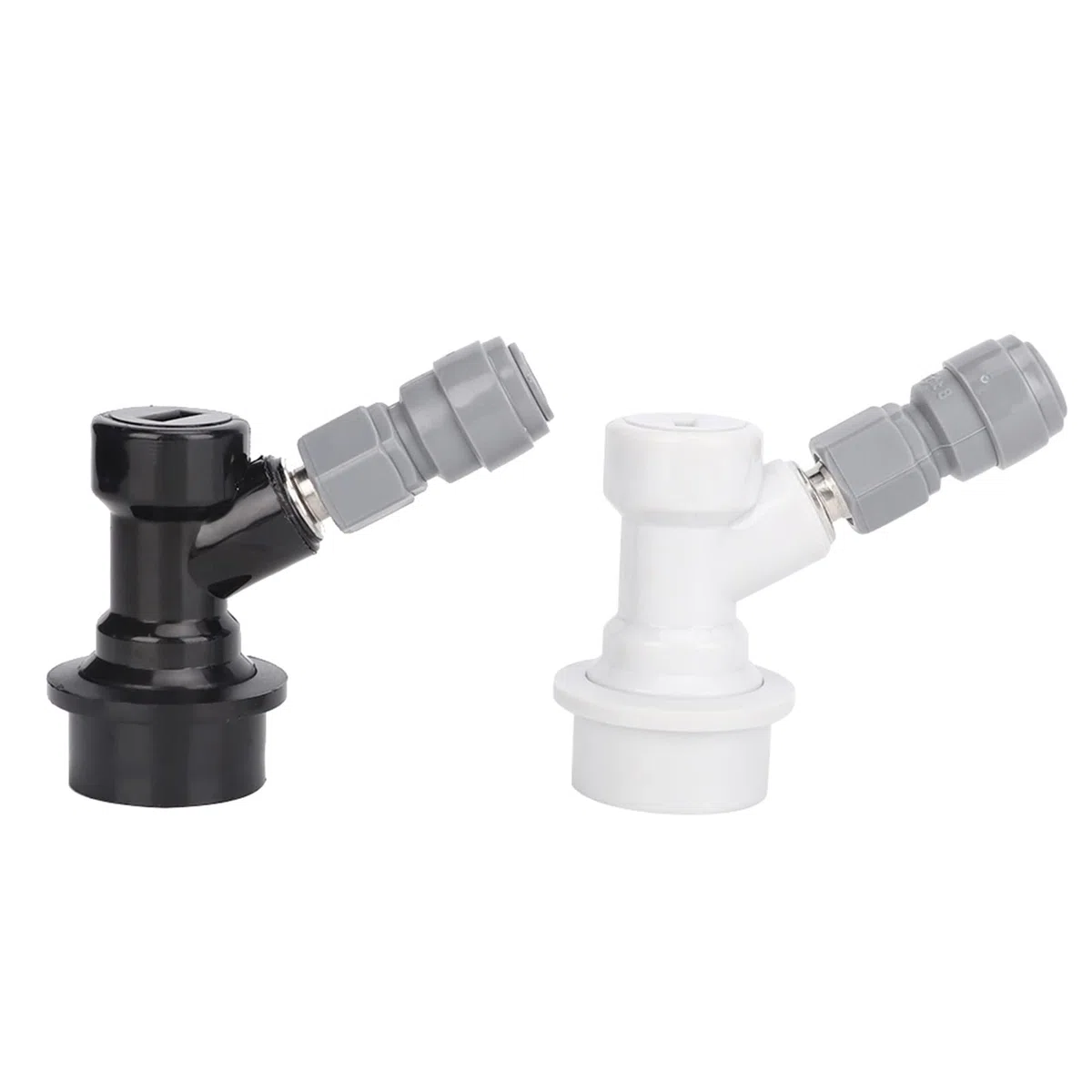 Conector de Barril de Bloqueo de Bola para Barriles Cornelius, Conector de Ajuste Rápido FFL de 8mm y 1/4 Pulgadas, Tapones para Gas y Líquido, Grado Alimenticio