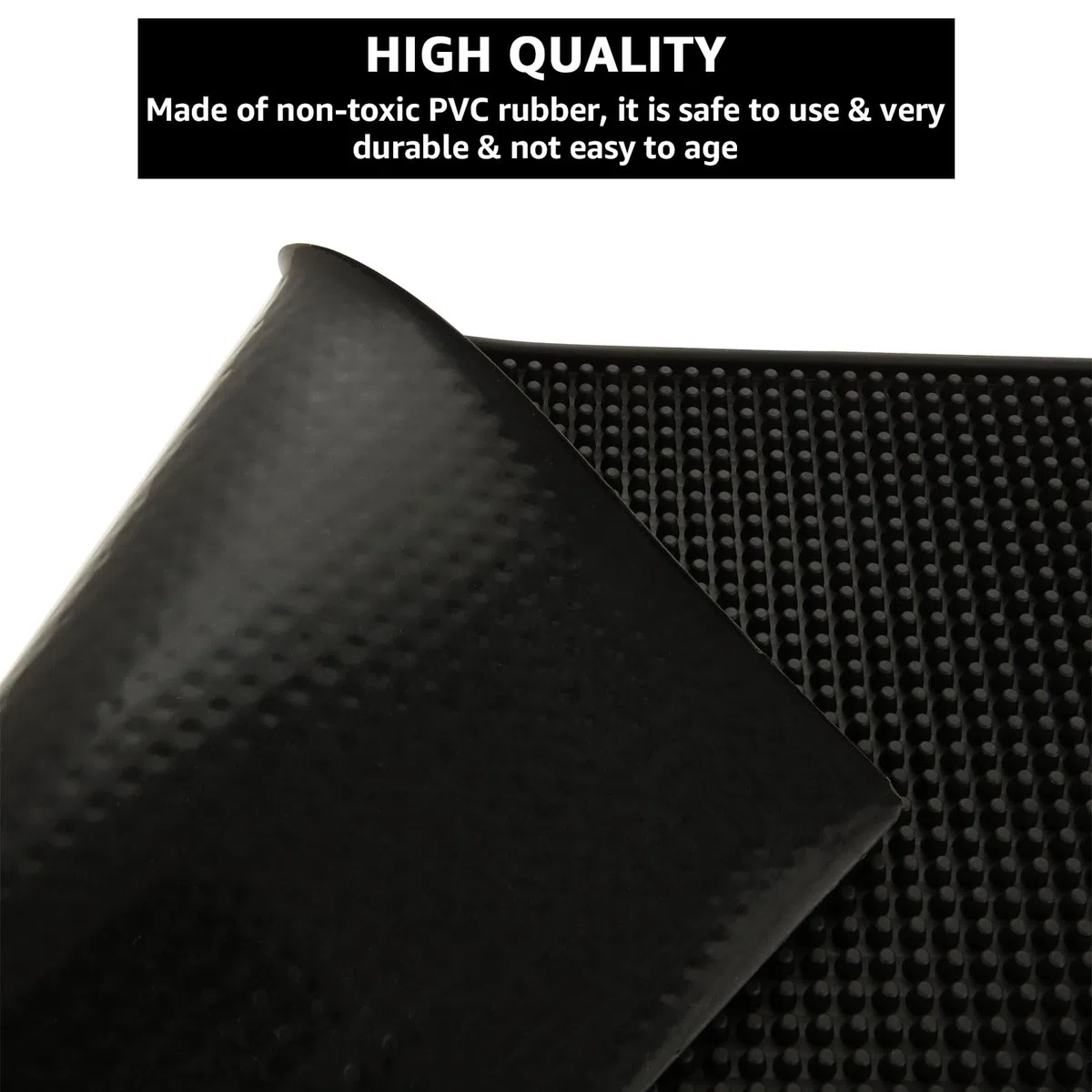 3 unidades Alfombrilla Escurreplatos 45 x 30 x 1 cm, Escurreplatos Silicona de PVC, antideslizante, negro, para bar, club, cocina, café, té, restaurantes y mostradores