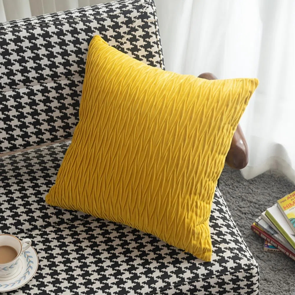 Morbuy Reversible Hotel Corredor de Cama Camino de Cama Bufanda Colcha Funda de Almohada Ropa de Cama Protector Bedroom Cola de Cama Toalla (45x180cm(Corredores de Cama Jacquard),Mostaza Amarilla)
