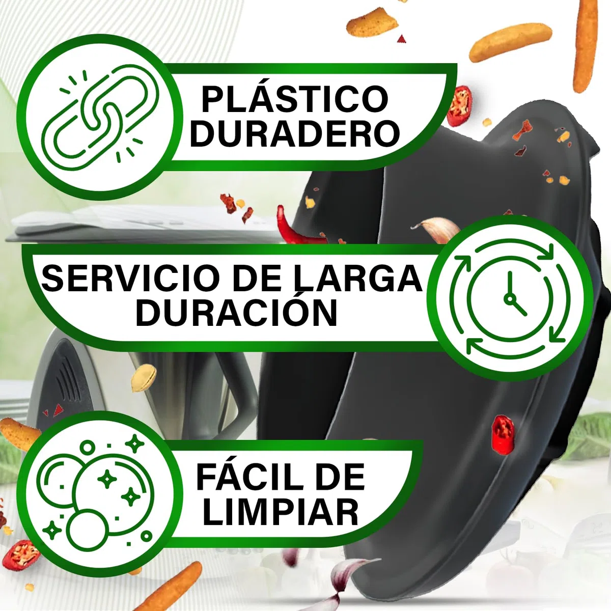 Cubilete de 100 ml de Robot de Cocina para Vorwerk Thermomix TM6 - Garantía de 5 Años - ONIX TECH
