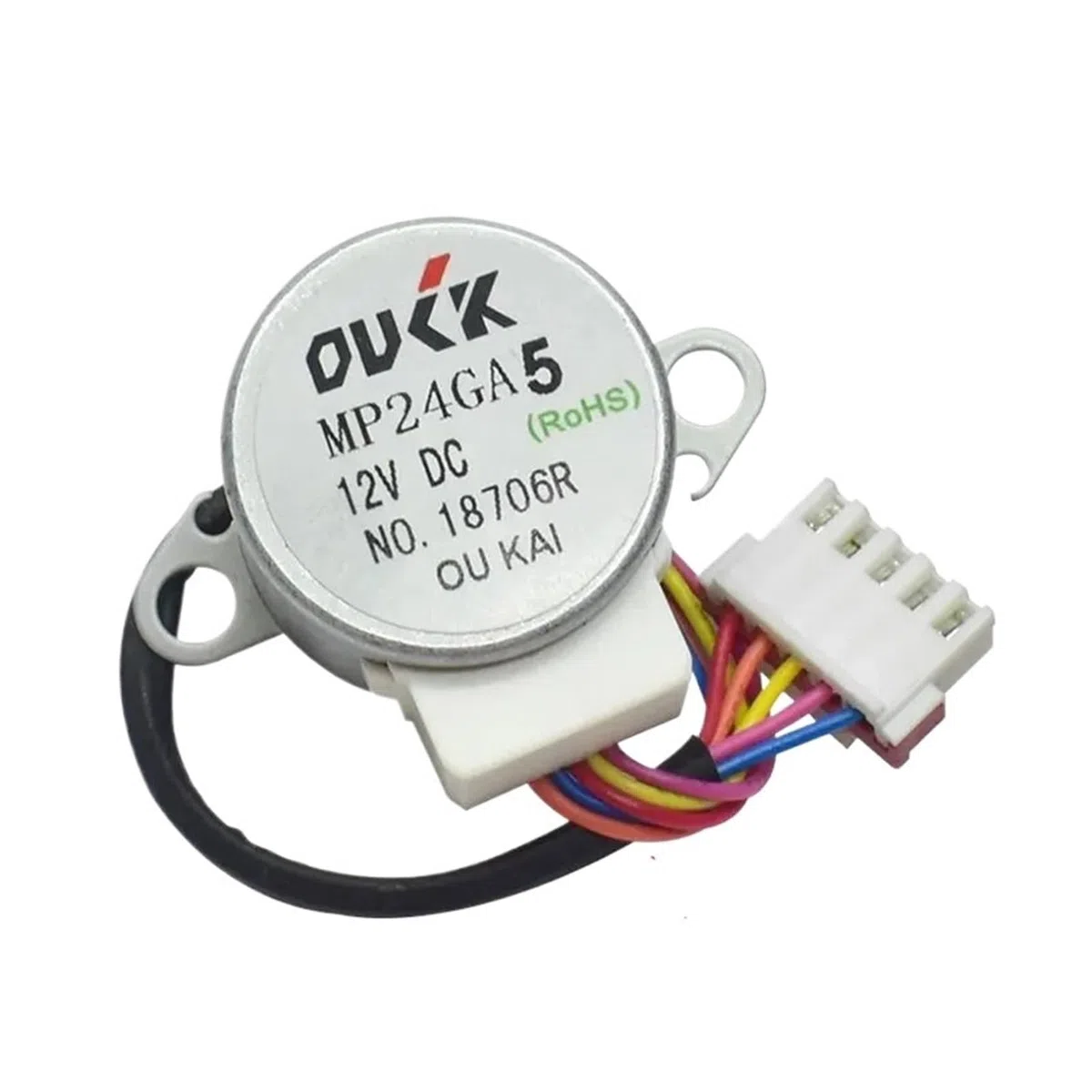 Motor paso a paso de viento oscilante for aire acondicionado, compatible con Midea, MP24GA5, 12 V CC.
