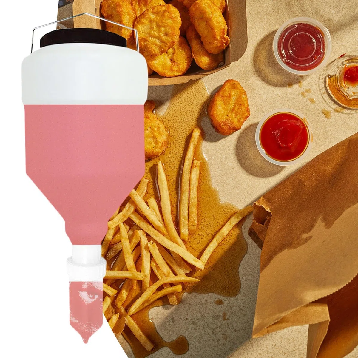 Frascos Exprimibles Para Salsas Envase de gran capacidad antifugas | Dispensador Colgable Práctico para cocina, kétchup, crema agria, salsas, aderezos, condimentos y botella