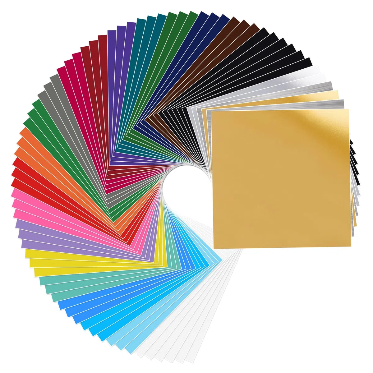 iImagine Vinilo 72 Unidades, 30,48 x 30,48 cm, Láminas de Vinilo Adhesivas para Máquinas de Corte, para Tazas y Ventanas de Coche