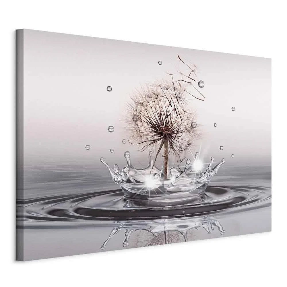 murando Cuadro en Lienzo Diente de leon 120x80 cm Impresión de 1 Pieza Material Tejido no Tejido Impresión Artística Imagen Gráfica Decoracion de Pared – Flores Abstracto Naturaleza b-C-0733-b-a