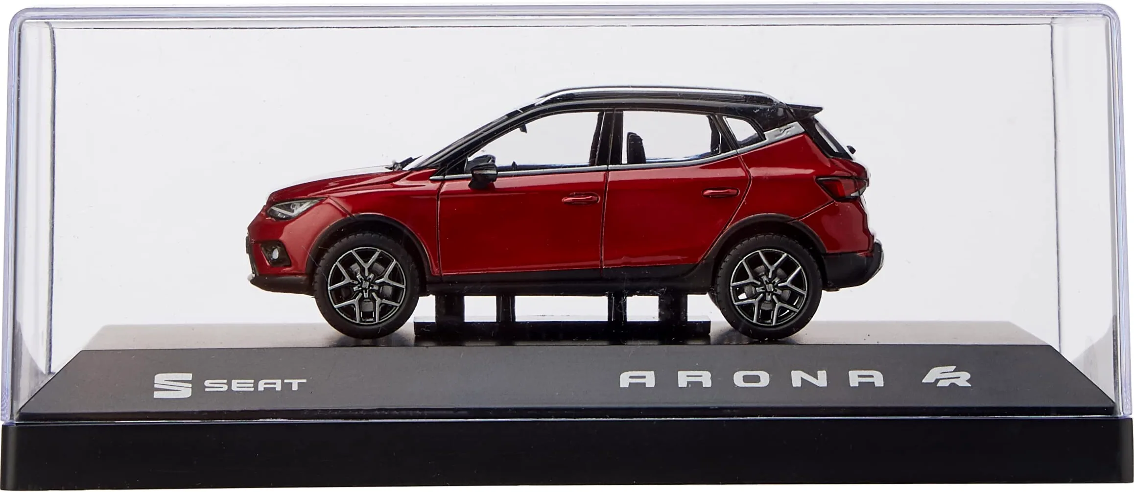 Seat 6H1099300HBQ Arona FR - Modelo de Coche Original en Miniatura 1:43, Color Rojo