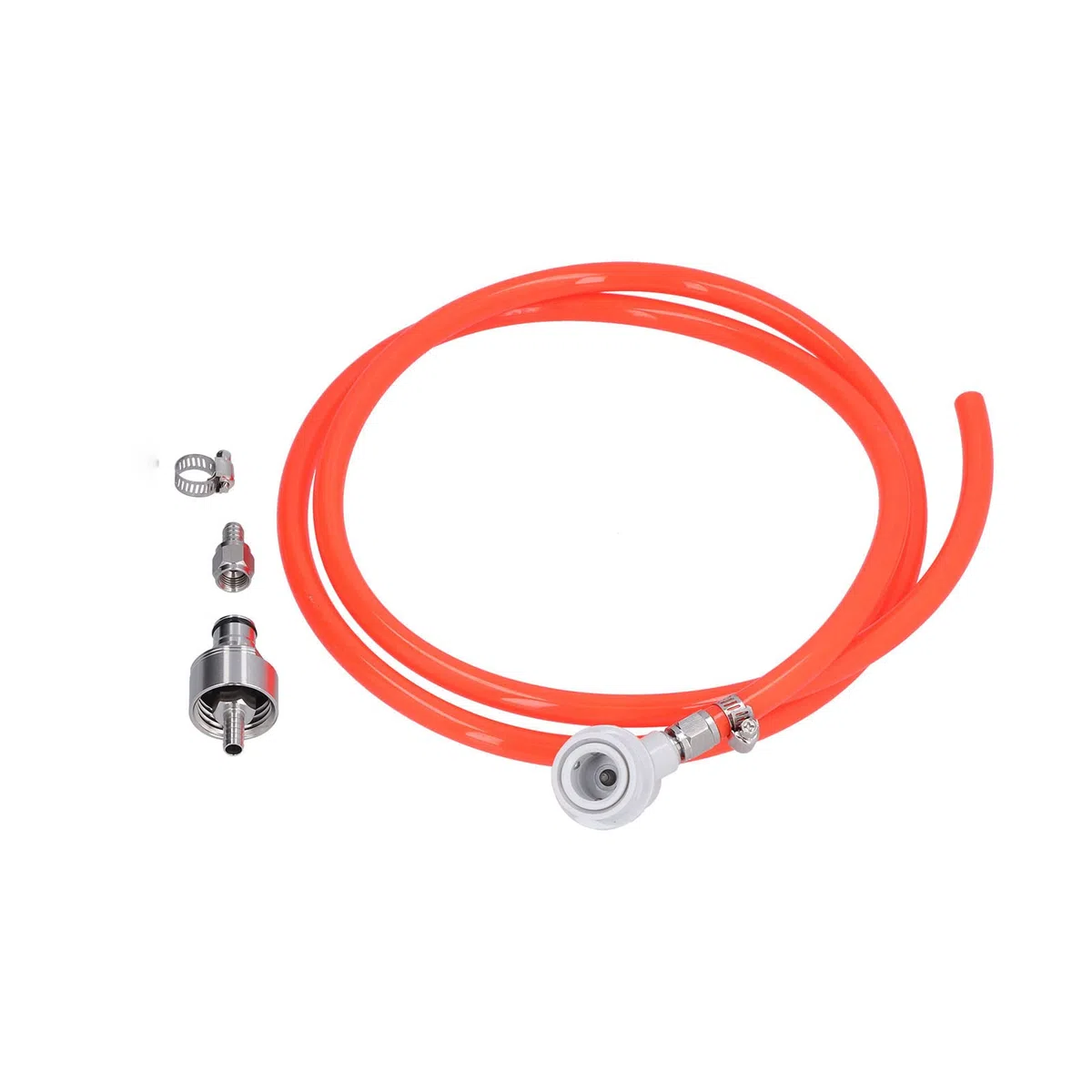 Conjunto de Línea de Bloqueo de Bola, 1,7 M Conjunto de Línea de Cerveza de Bloqueo de Bola con Tapa de Carbonatación de 5/16 Pulgadas Accesorios de Barril de Cerveza para Sistema de Elaboración de Ce
