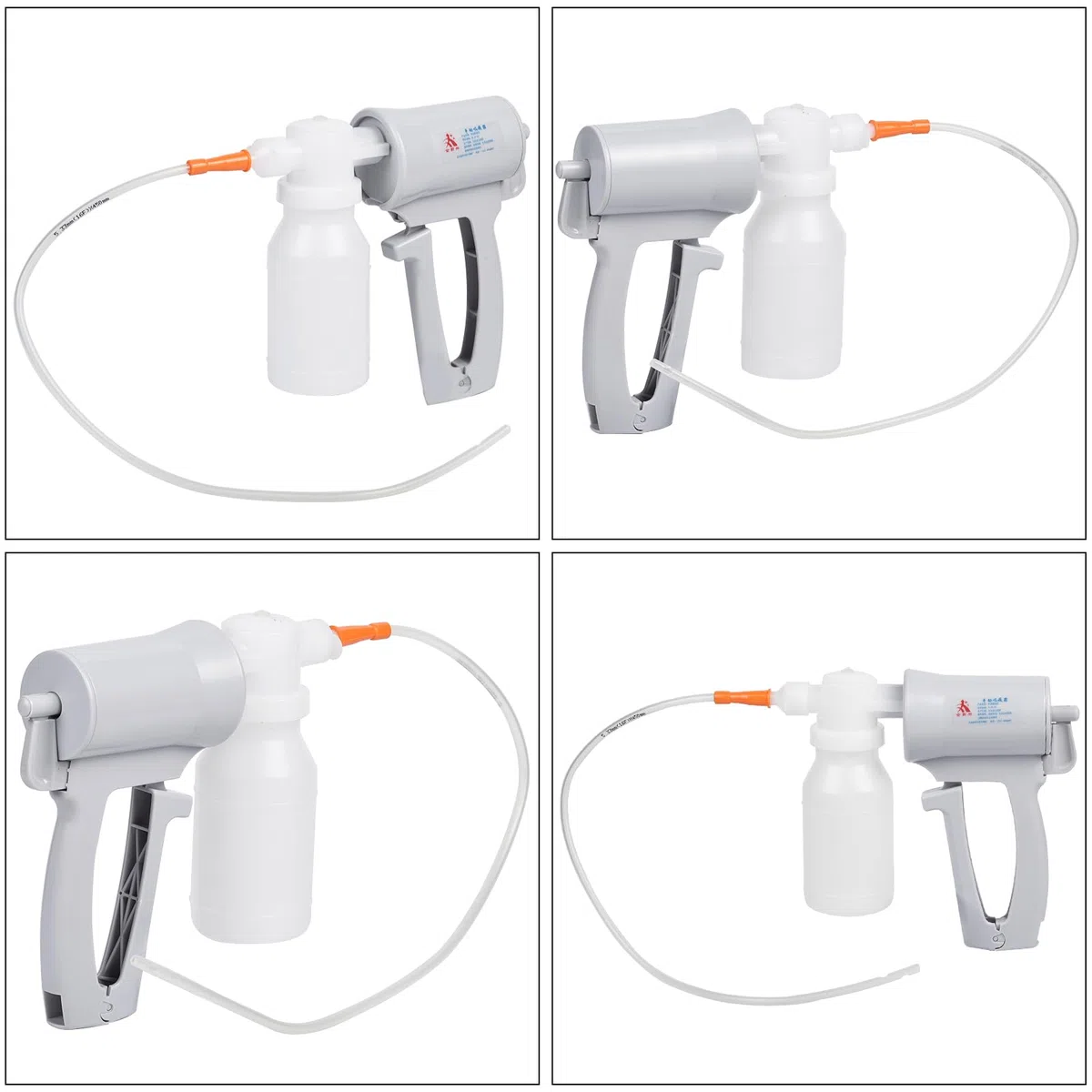 Bomba de succión manual Aspirador de esputo Dispositivo de bomba de succión de flema Respiratorio de mano para ancianos domésticos (Tipo B)