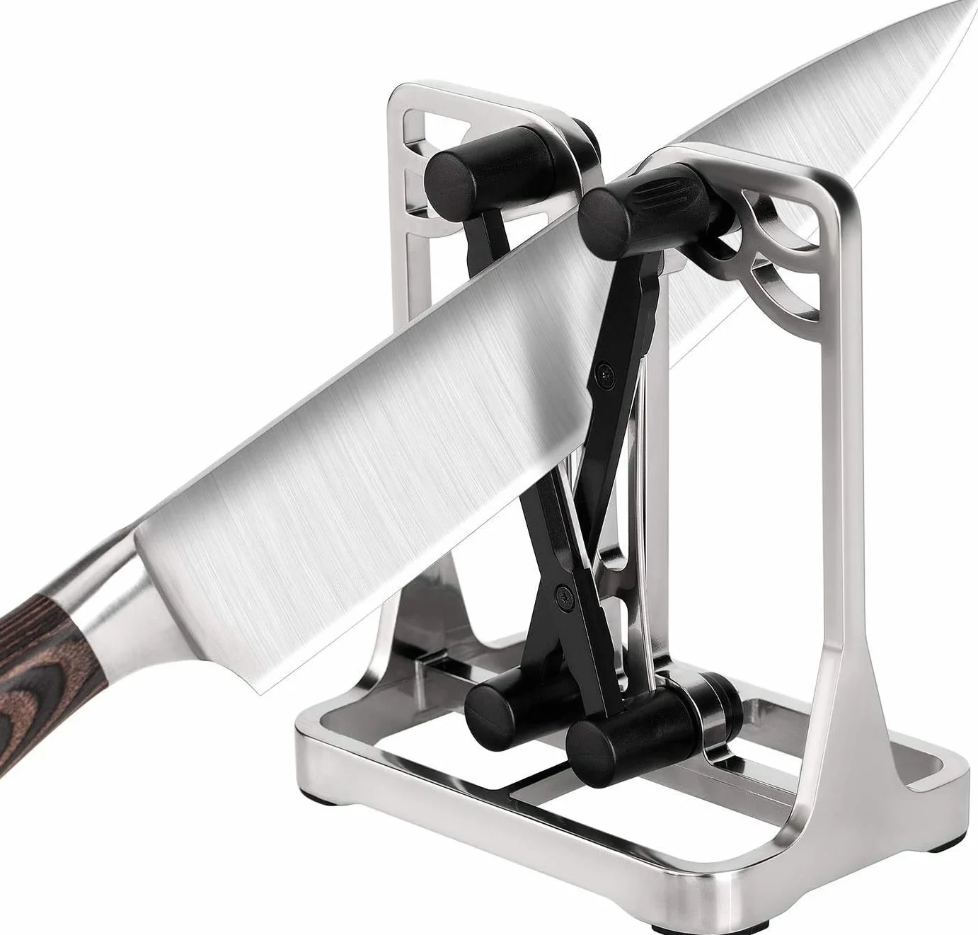 Dealswin - Afilador de Cuchillos de Cocina Profesional Manual para Todo Tipo de Herramientas de Cocina - Knife Sharpener